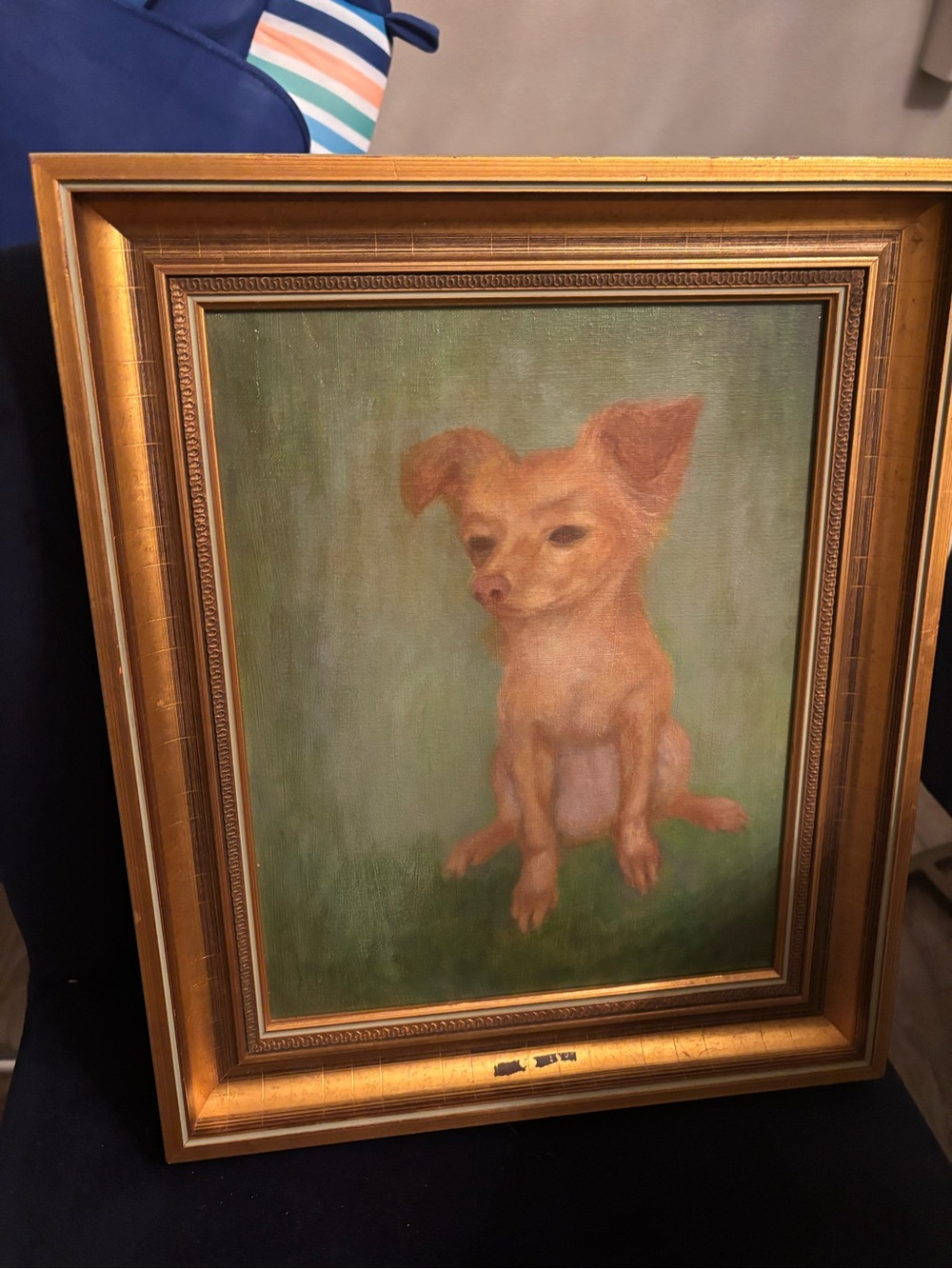 chihuahua orginal painting by Elaine Marvin